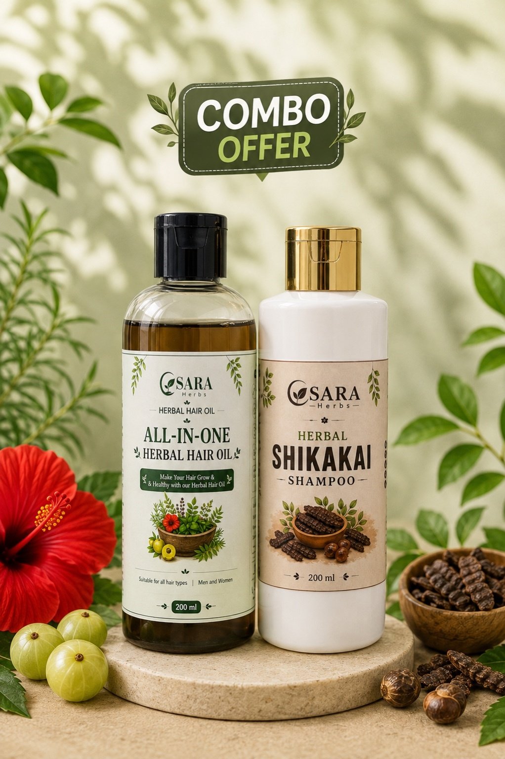 IMG_4182 200ml oil + 200ml shampoo combo offer🤩✨ - Image 1